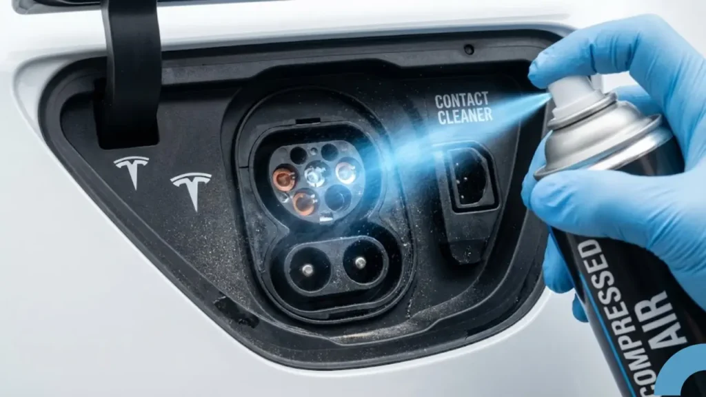 How to Clean EV Charging Port Safely?