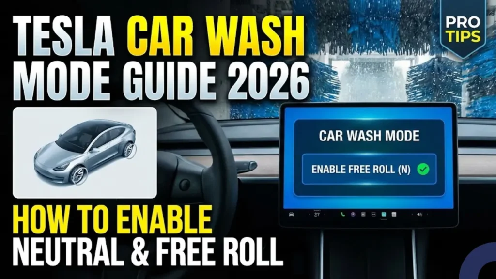 Tesla Car Wash Mode Guide