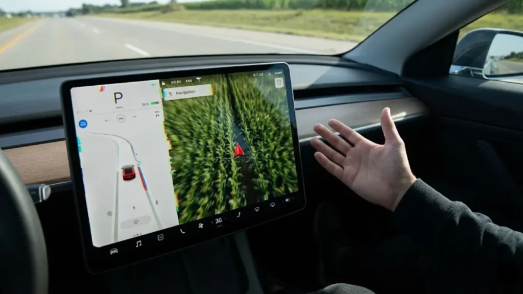 Tesla GPS stuck