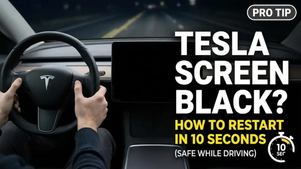 Tesla Screen Black