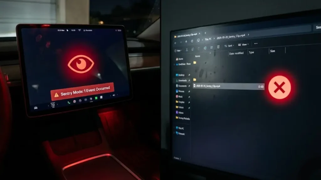 Tesla Sentry Mode Recording But No Video