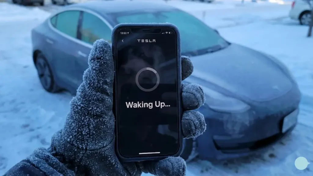 Tesla app stuck on waking up
