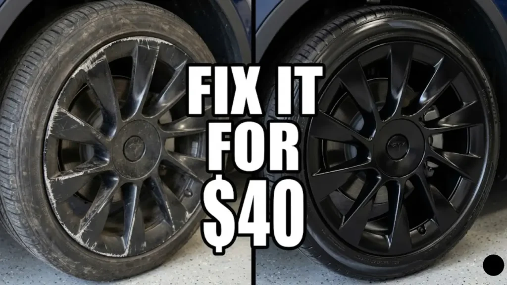 How to fix Tesla curb rash